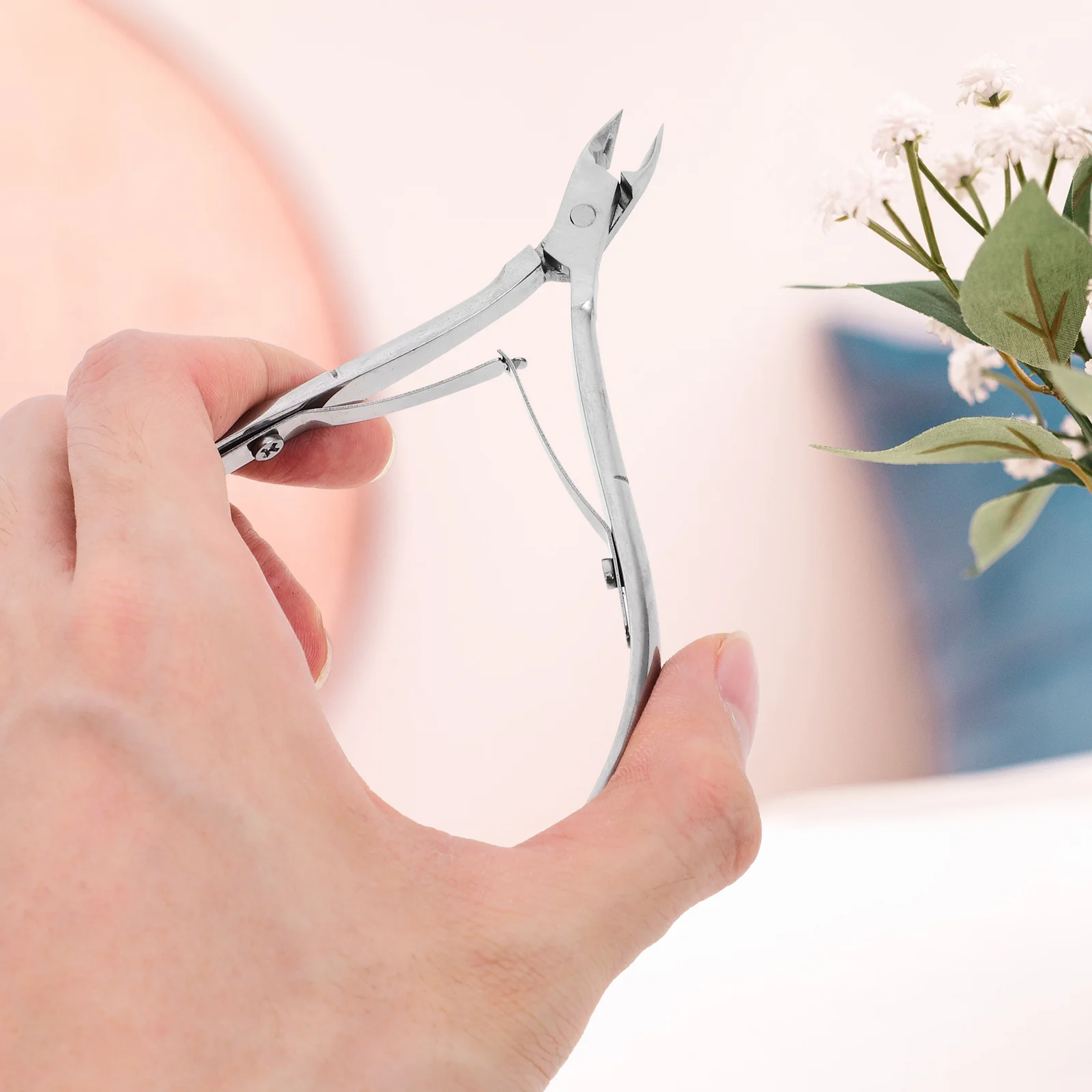 

Stainless Steel Nail Toenail Nipper Long Jaw Clippers for Overgrown Cuticles Ingrown Toenail Treatment Cuticle Cutter