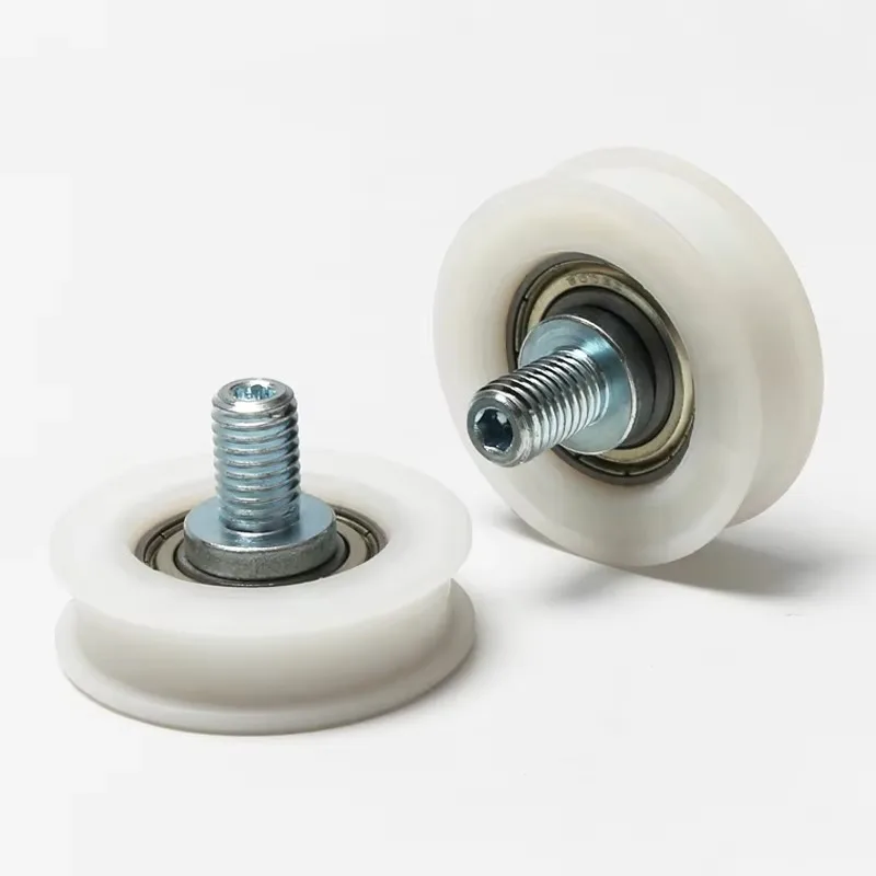 Elevator Spare Parts 56*17*6003 White Elevator Door Hanging Eccentric Wheel