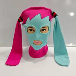 New Anime Hatsune Miku Figure Kawaii Woolen yarn Kidnapper Headgear Game Anime hat Cosplay mask Funny Cosplay props Gifts