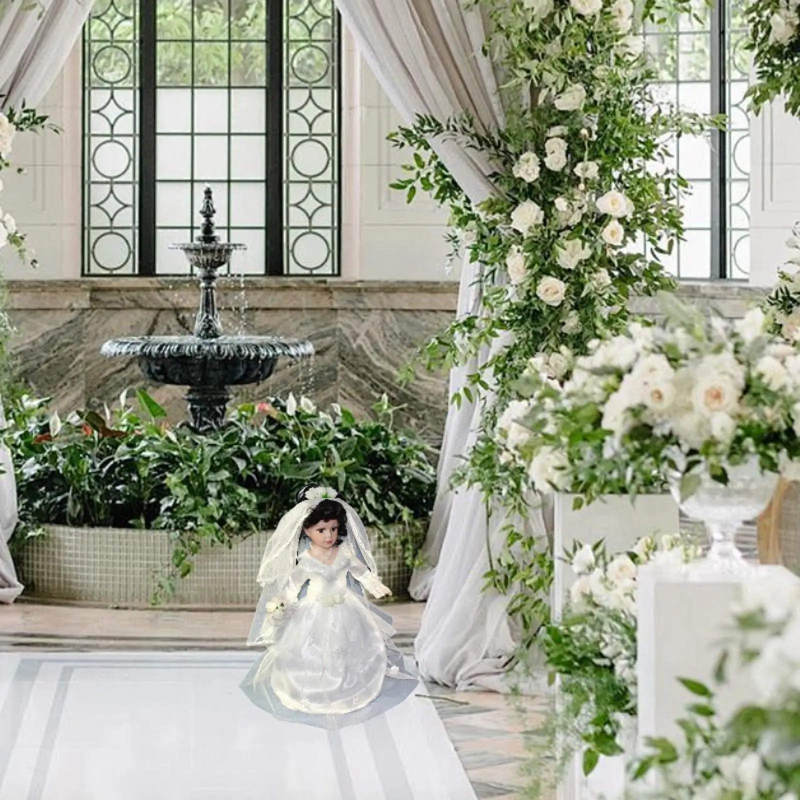 

Кукольная фигурка для декора стола, статуэтка для подарка, для чаепития, для девочек