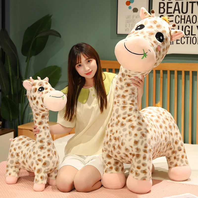 

Cartoon Giraffe Plush Toy Cute Soft Stuffed Animals Giraffe Plush Doll New Hot Plush Toys for Girls Kids Boys Birthday Gifts