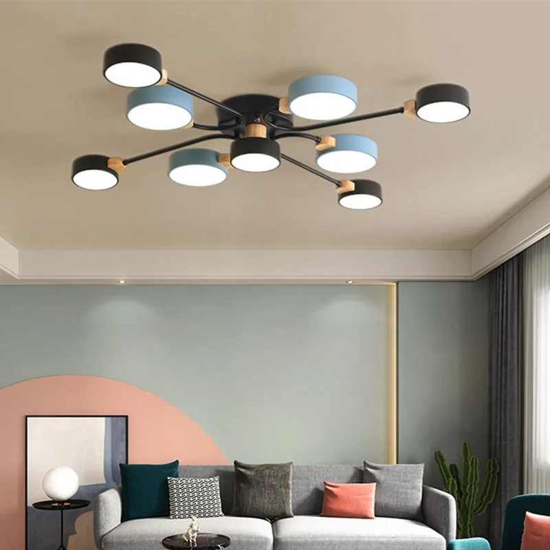 

Modern circle chandelier Luxury Restaurant Golden LED lustre design Nordic Minimalist creative Dining Room art deco chandelier