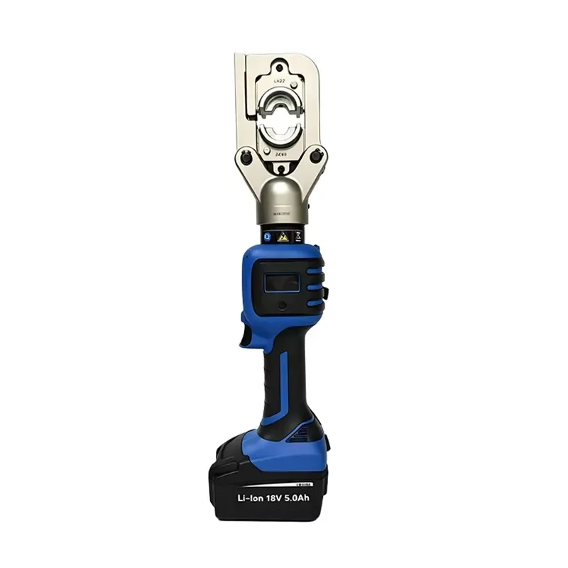 For B50P-60UNV 6T Battery Powered Hydraulic Crimper Cable Cutting and Punching Tool 3-in-1 Wireless Patch Crimper