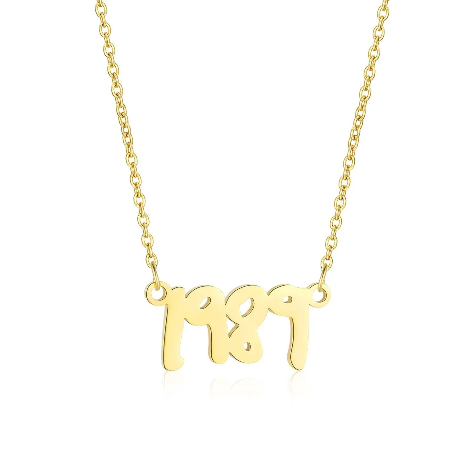 Edelstahl inspirierte Halskette für Frauen Folklore Speaknow furchtlose Epochen Speaknow Ruf Signatur Anhänger Schmuck – Detail 3