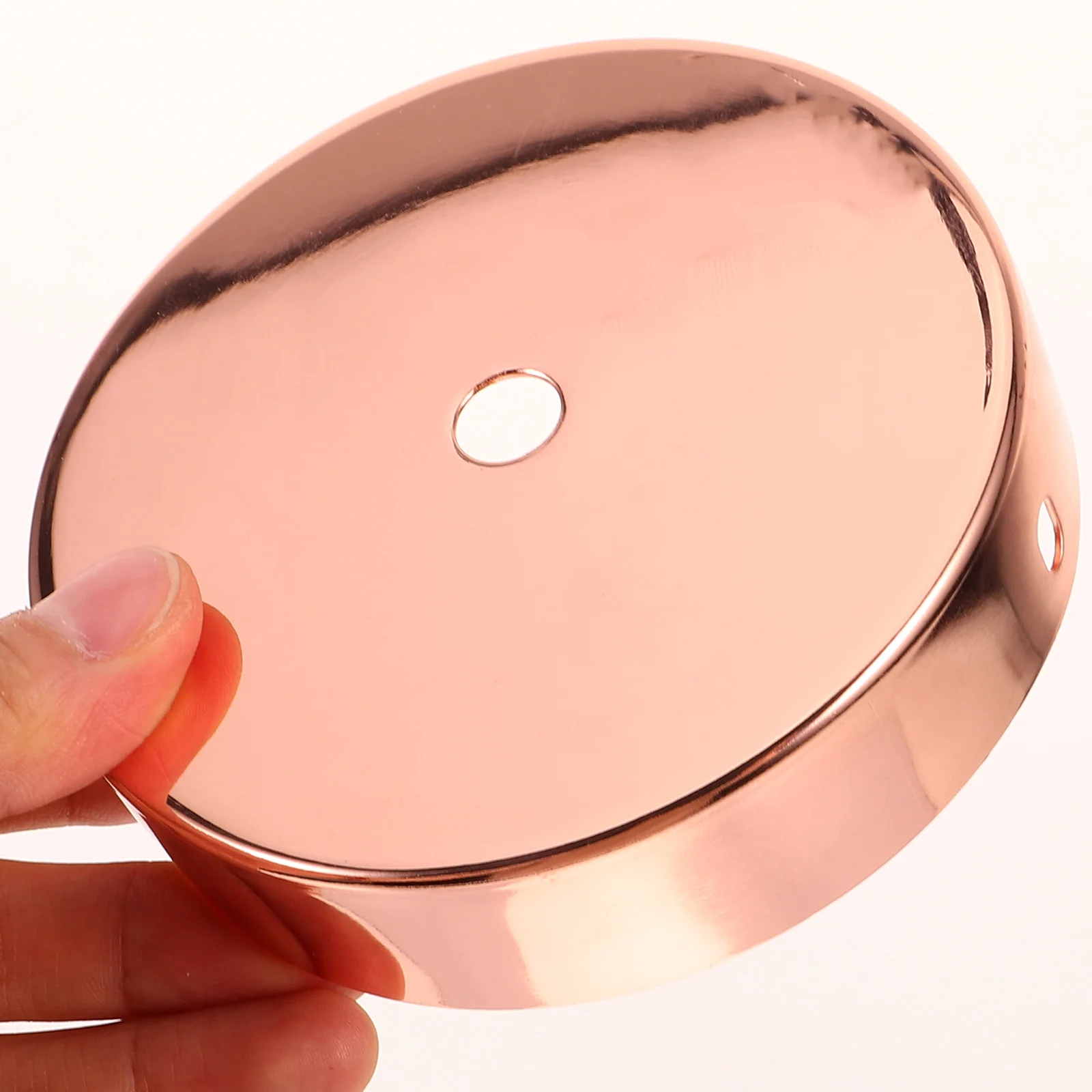 

1Set Ceiling Cover Plate Metal Sturdy Electroplated Round Chandelier Mounting Plate Pendant Light Parts Chandelier Canopy