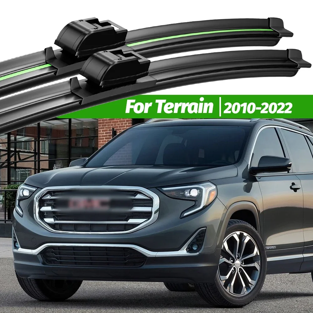 

For GMC Terrain 2010-2022 2pcs Front Windshield Wiper Blades 2011 2014 2016 2017 2019 2021 Windscreen Window Accessories