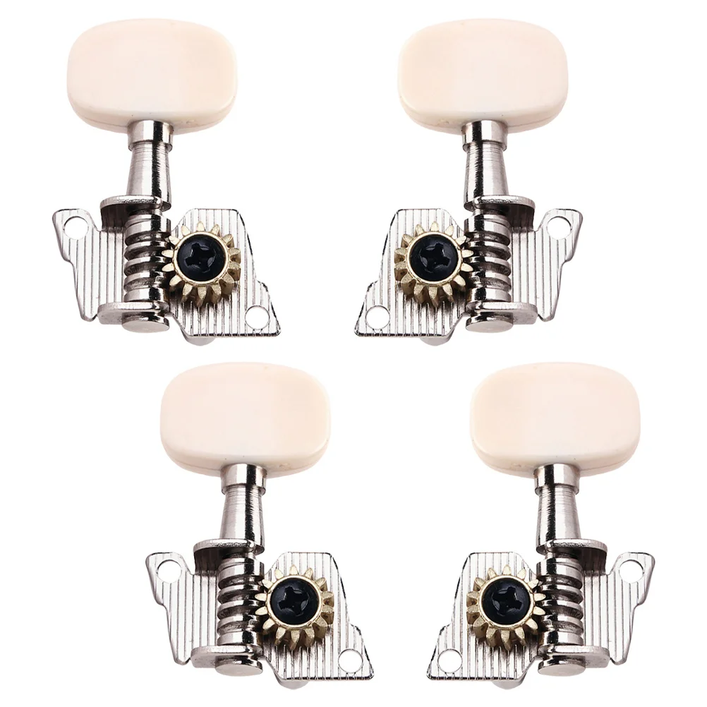 

2Pair Guitar Tuning Keys Ukulele 4 Strings Classical Guitar Reliable Exquisite Engraved Design Absolute Guarantee