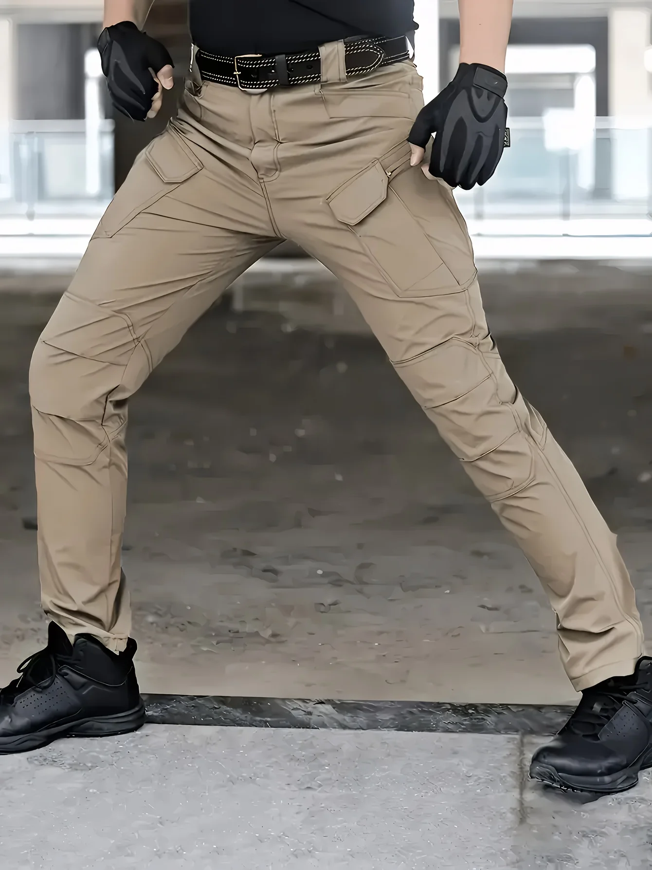 6XL Plus Size Men's Tactical Cargo Pants Outdoor Casual Sports Hiking Fishing Waterproof Multi-pocket Trousers