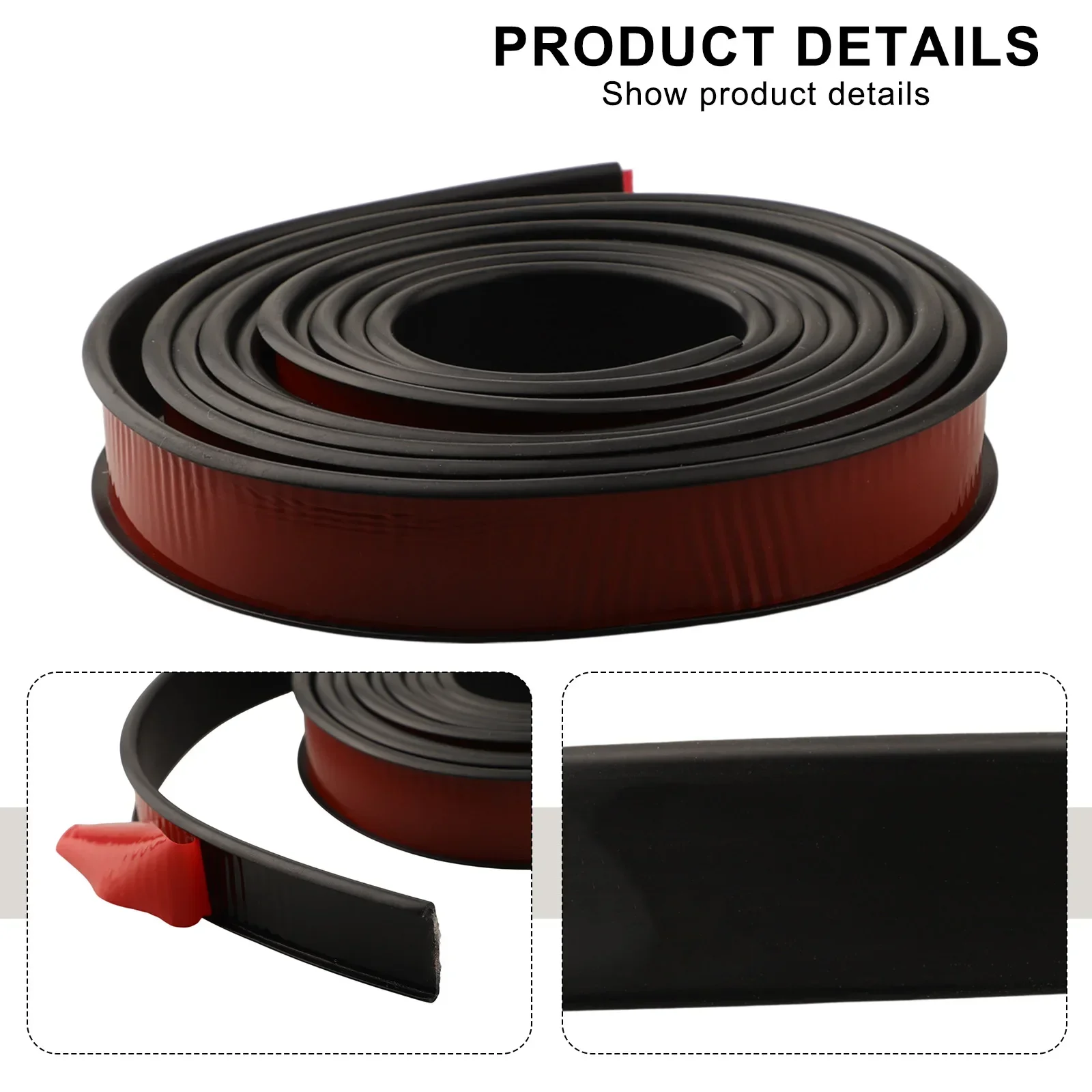 

For Kitchen Cabinets Furniture Edge Protector U-Shaped Edge Strip Home Furniture Decorative Edge Cover TPE Silicone Material