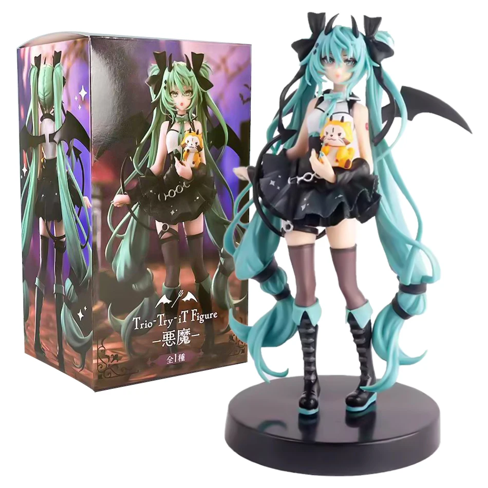 19 センチメートルアニメ初音ミクラスカルザアライグマアニメフィギュアおもちゃ PVC モデルコレクションアクション置物人形ギフト