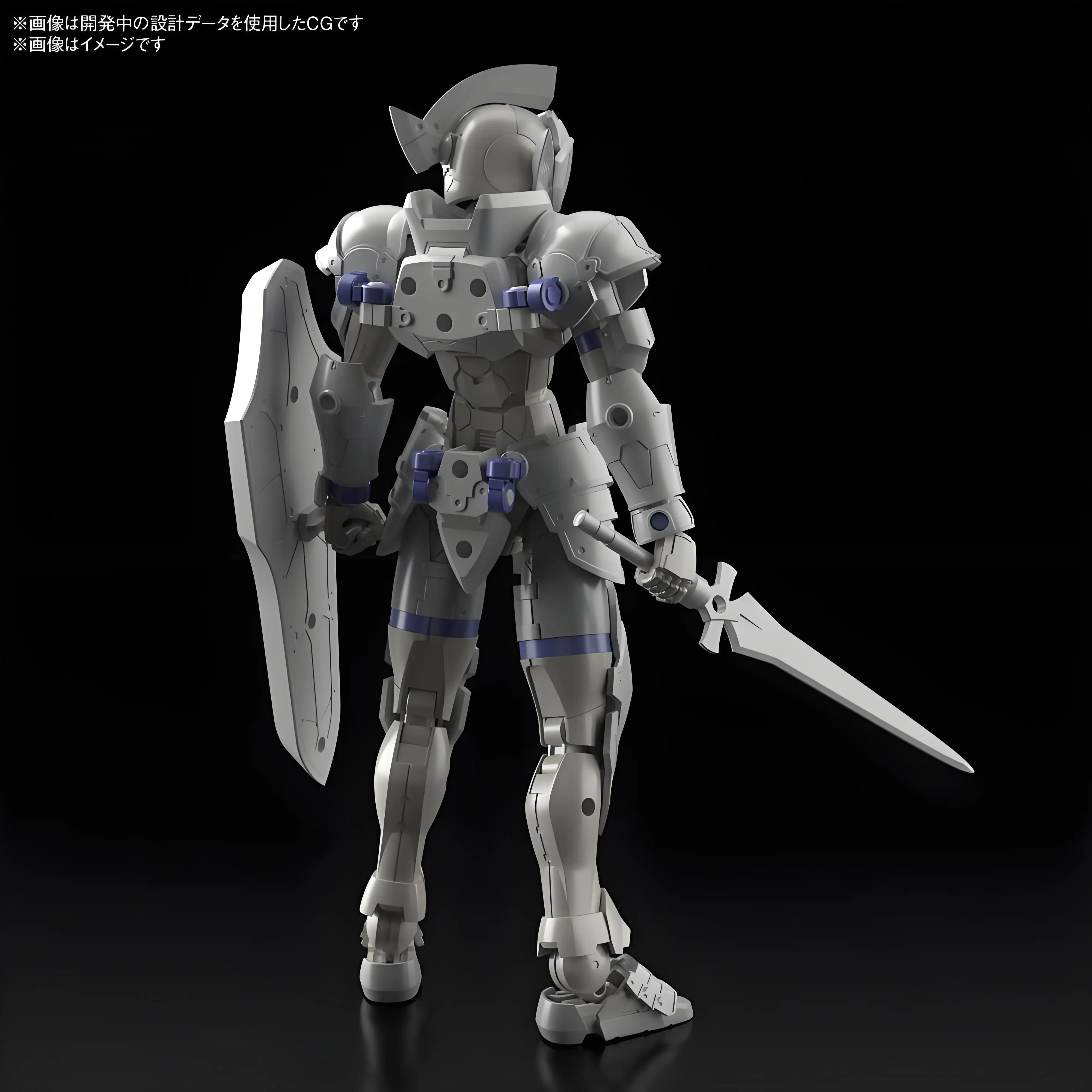 Bandai original genuíno 30mf liber knight anime figura de ação colecionável montagem modelo brinquedos ornamentos presente natal crianças