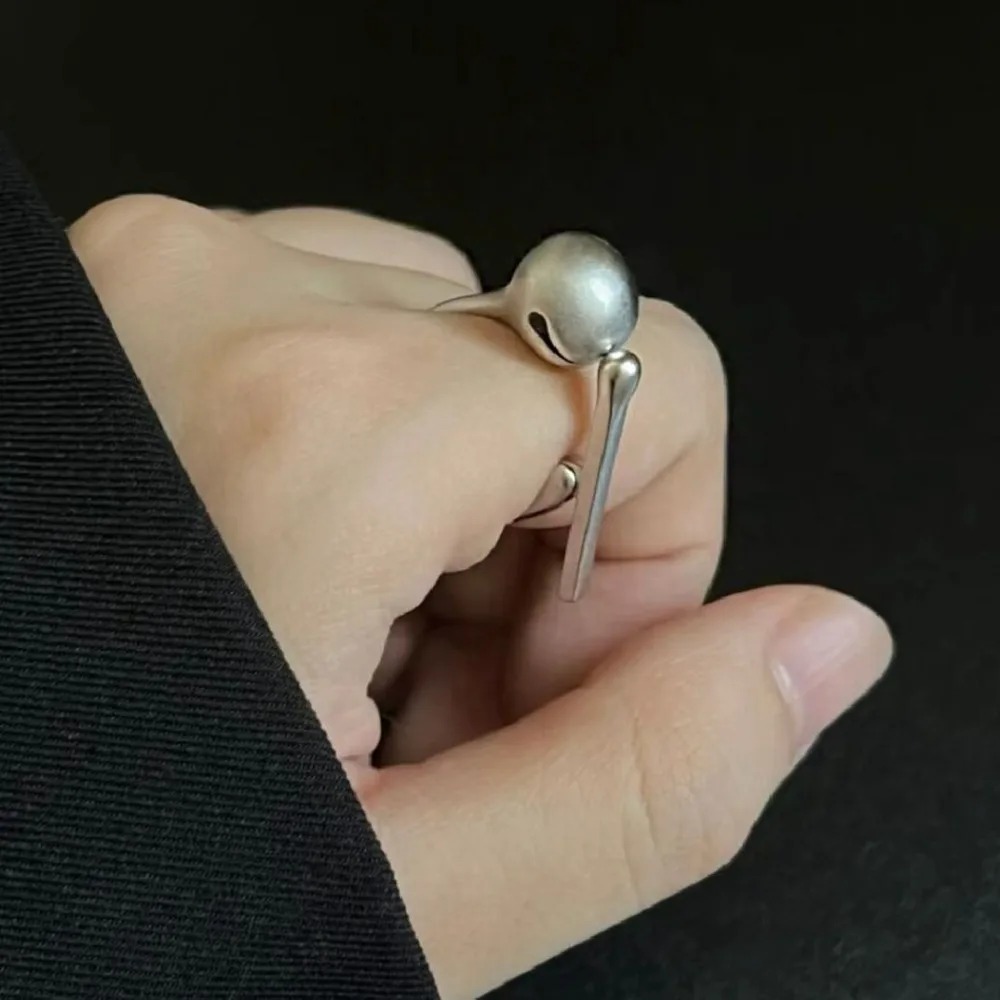 Забавное Открытое кольцо из сплава, деревянный дизайн в форме рыбы, Необычные игрушки, прочные игрушки для снятия стресса Забавное Открытое кольцо из сплава, деревянный дизайн в форме рыбы, Необычные игрушки, прочные игрушки для снятия стресса