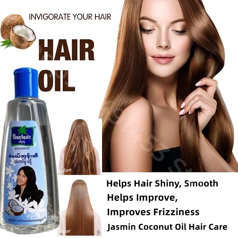 Jasmin Coconut Oil Hair Plant Care Essential Oil Nourishes Restore Luster Improves Frizziness Hair & Scalp Treatments Hair Care