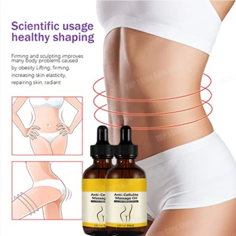 Weight Loss Essential Oil Anti Celulite Thin Leg Waist Fat Burner Hip Lift Up Body Firming Shaping Belly Slimming Massage Oil