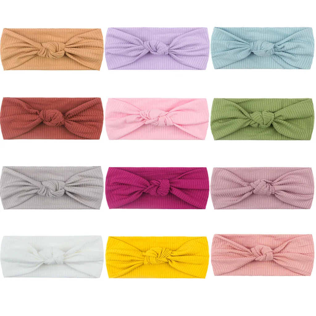 13 Colors Baby Headband Fabric Headband Girl Headband Knot Top Headscarf Children\'s Hair Accessories Newborn Headscarf