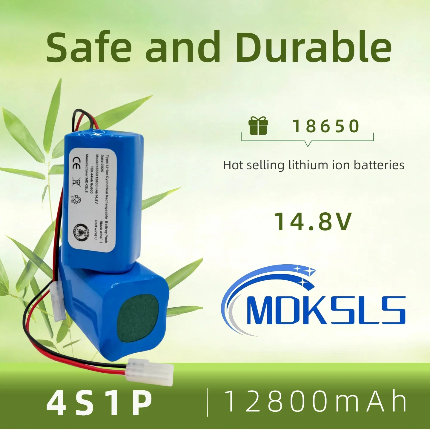 

New 4S1P 14.4V 9800mAh Li-ion Battery Pack,For XIAOMI MIJIA Mi Robot Vacuum-Mop Essential G1 MJSTG1, SKV4136GL H18650CH R30 R35
