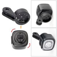 1pcs Bike Seat Rail Mount Bracket Saddle Taillight Mount Adapter For Magicshine RN120 Cycling Accessories