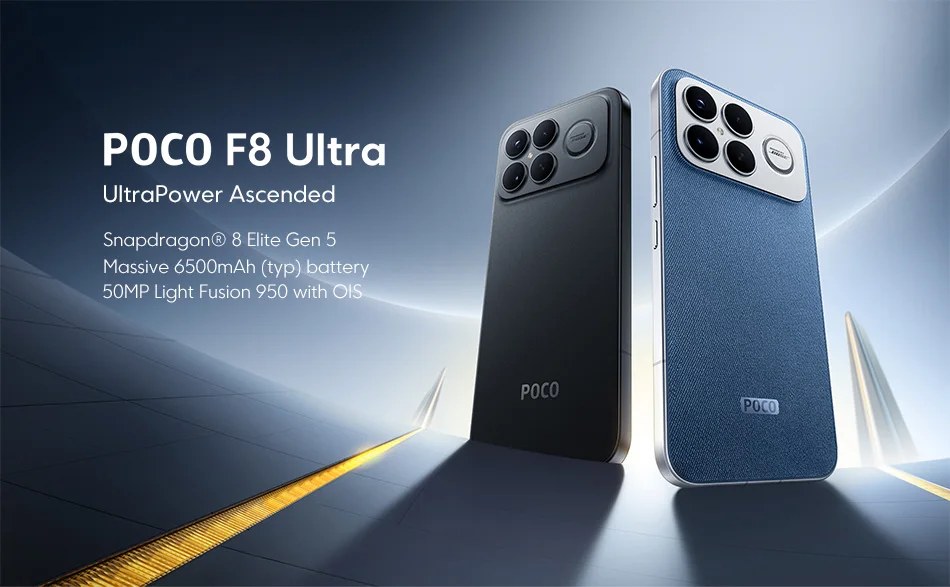 Global Version POCO F8 Ultra Snapdragon 8 Elite Gen 5 Smartphone