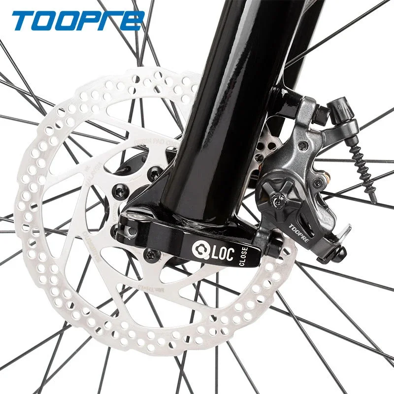 TOOPRE DA6S Mountain Bike Double Drive Disc Brake Clamp EIEIO Die Cast Aluminum Double-piston Brake-clamp Bicycle Parts