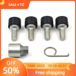 1K0 698 137 A 1K0 698 137 Steel Wheel Bolt & Lock Lug Nut Set With Key For VW Golf Jetta Passat For Audi A2 A4