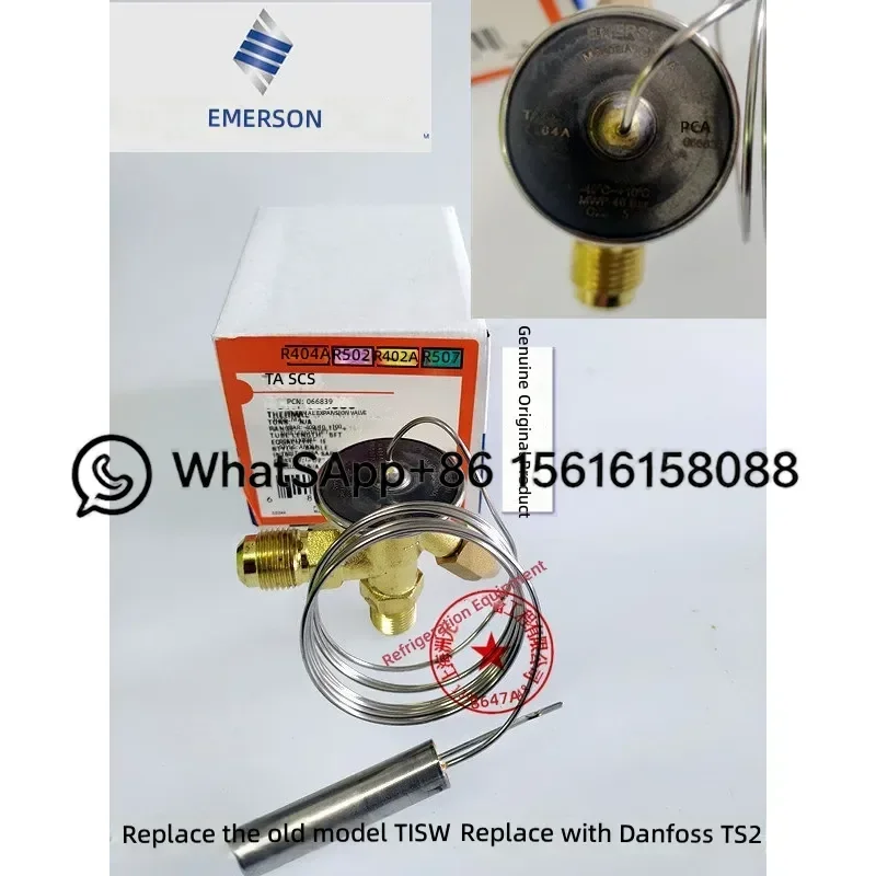 Emerson Ice Machine Expansion Valve TI-HW TIE-HW TI-SW TIE-SW TIE-MW TAHCS SCS Replacement Parts for Commercial Refrigeration