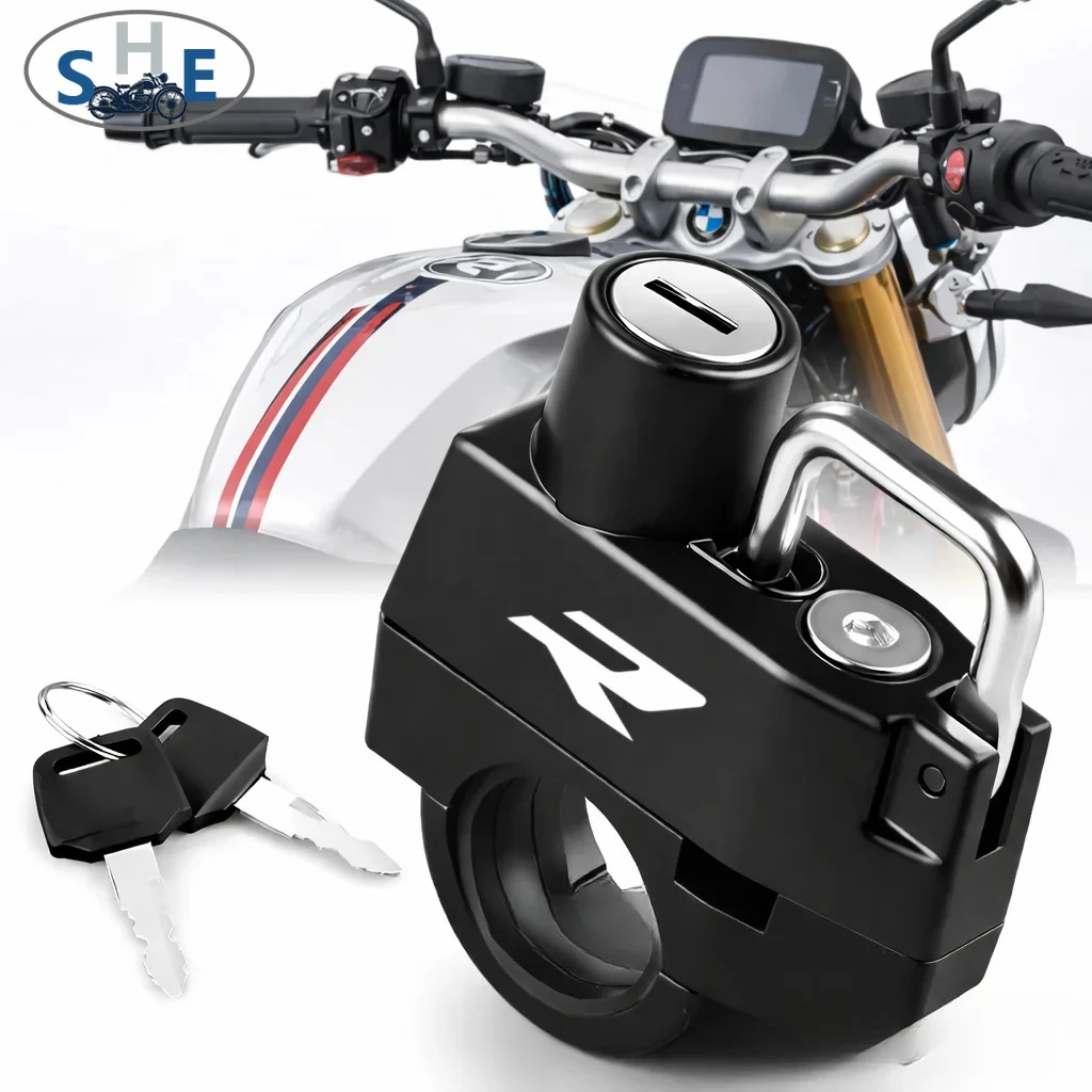 Motorcycle Helmet Lock For BMW R1250R R1200R R1150R R1100R R850R F900R F800R Anti-theft Locker Helmet Lock Locking Device