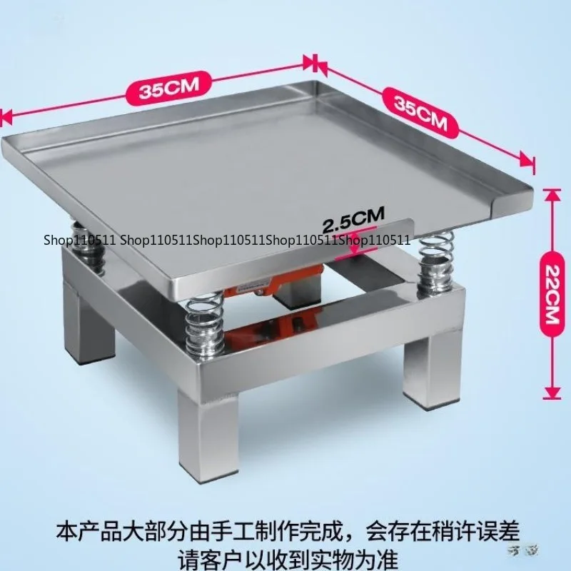 50*50cm Concrete Vibrating Table Small Vibration Test Bench Test Block Vibration Platform Stainless Steel Mini Vibration Table