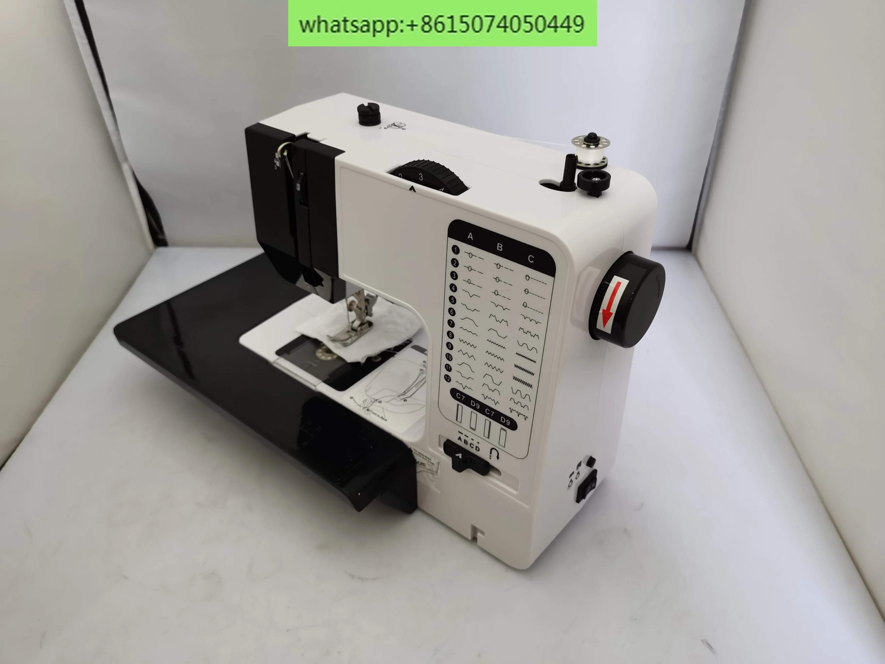 738A Small Mini Electric Household Sewing Machine,  Upgraded Multifunctional Sewing Machine with Overlock