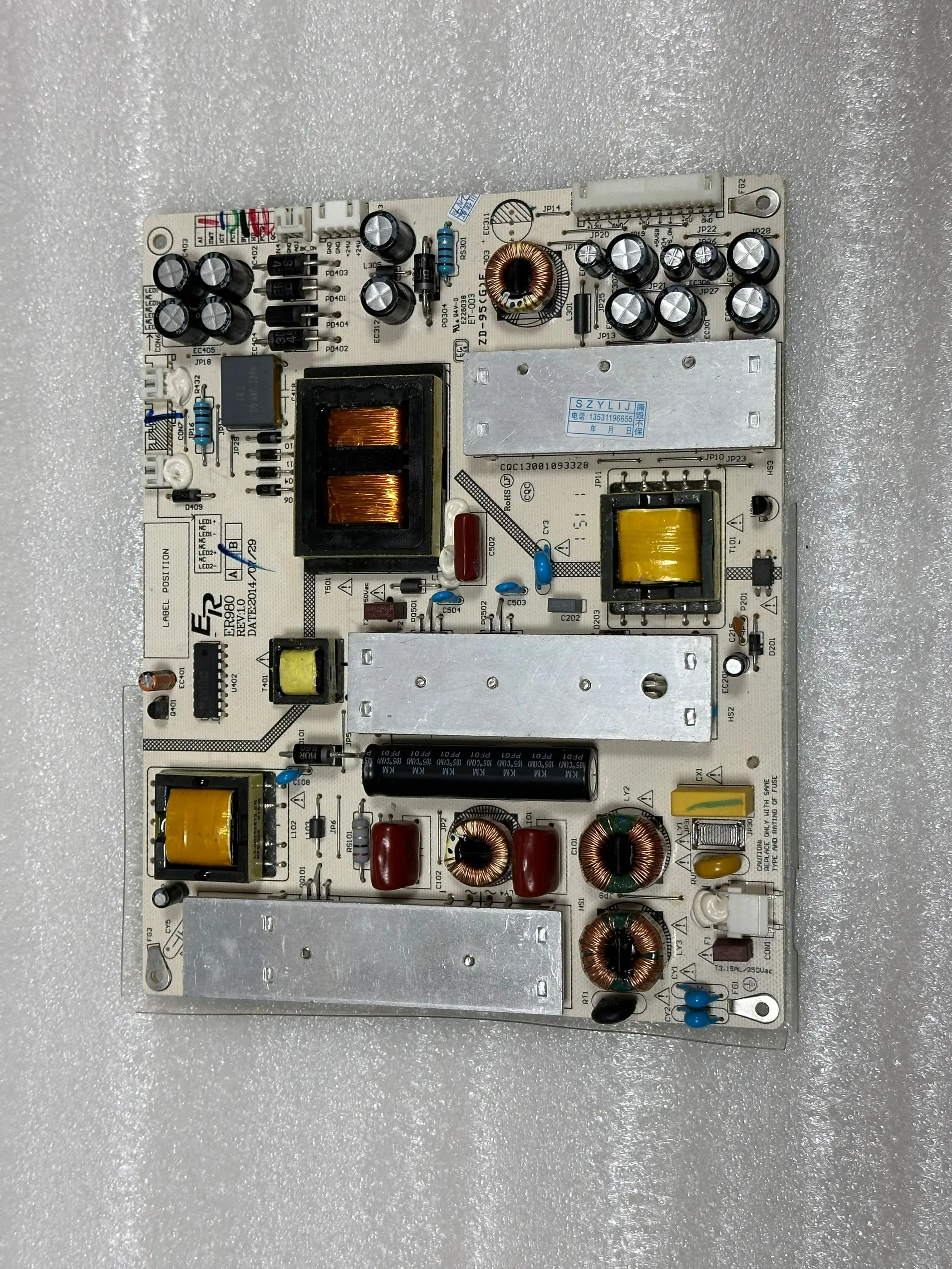 Good quality for 50U2 power board ER980 ER980-A-120350-P03 50inch