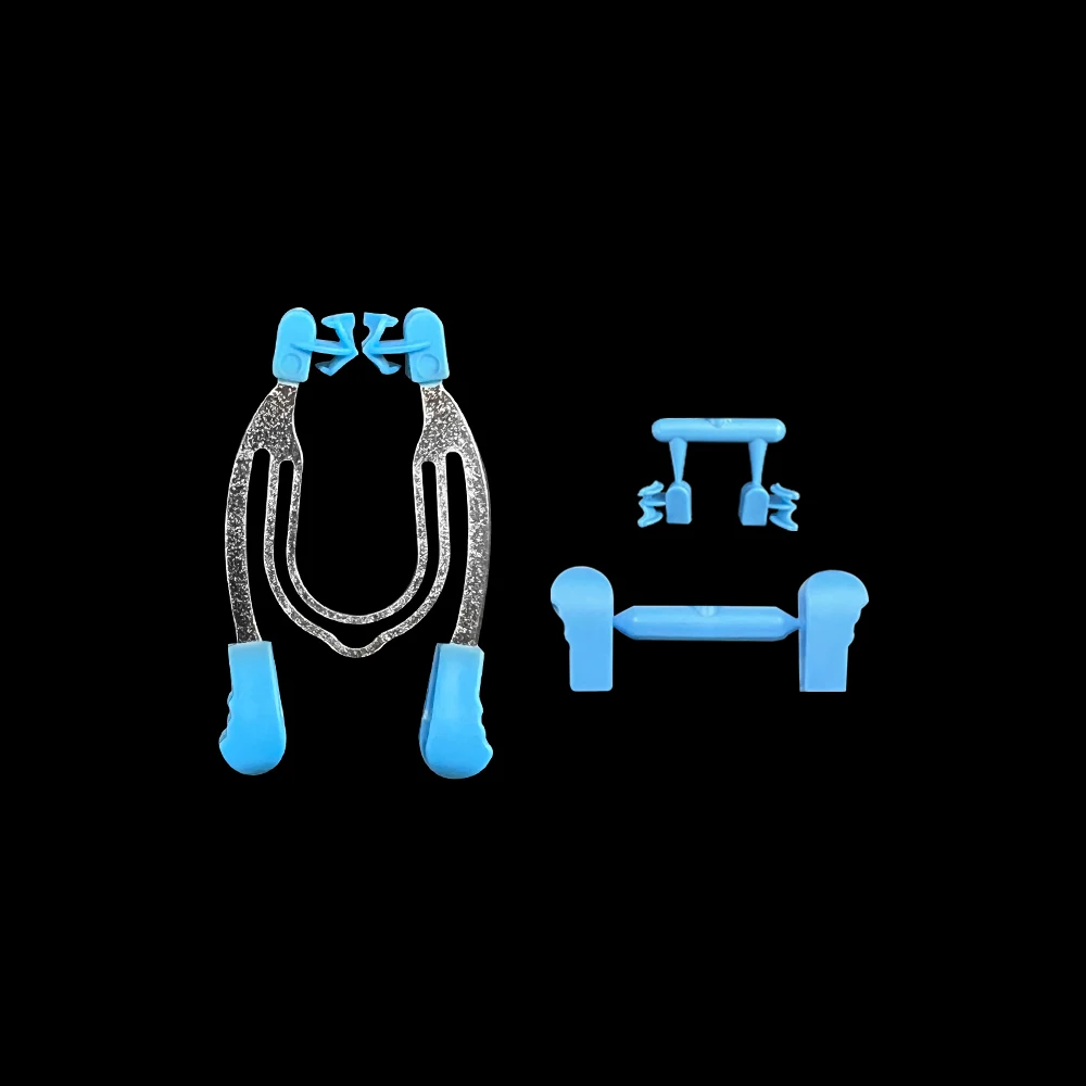 Matrices sectionnelles profilées dentaires, pinces à matrices, cales, anneaux à ressort en métal, outils de dentiste, outil de laboratoire, 1 boîte