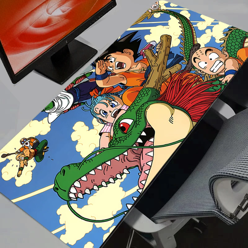 Dragon Ball Z DBZ Large Mouse pad pc speed For e-sports players 800x300 rug Laptop Computer Keyboard  desk Mat xxl mousepad