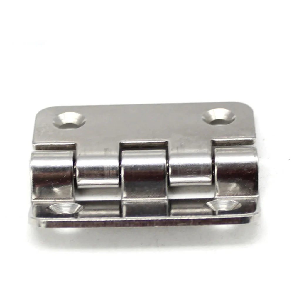 2 قطعة مفصلات من الفولاذ المقاوم للصدأ 160 درجة سميكة مربع الباب المفصلي ل إغلاق صامت شقة الثقيلة خزانة باب الخشب فندق المنزل #6