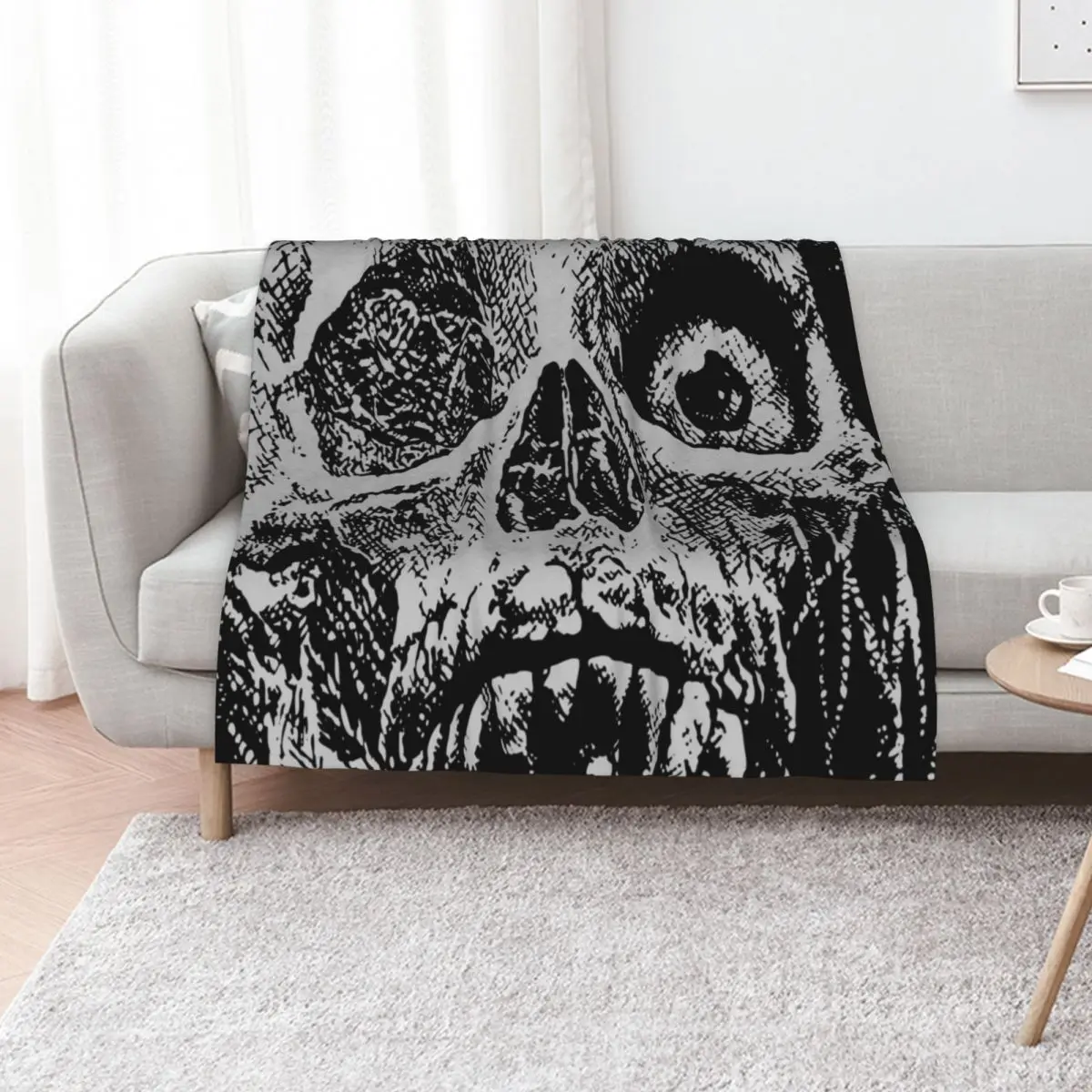 

Tales From The Crypt - Skull Throw Blanket Sofa Quilt for winter Soft Big halloween Blankets