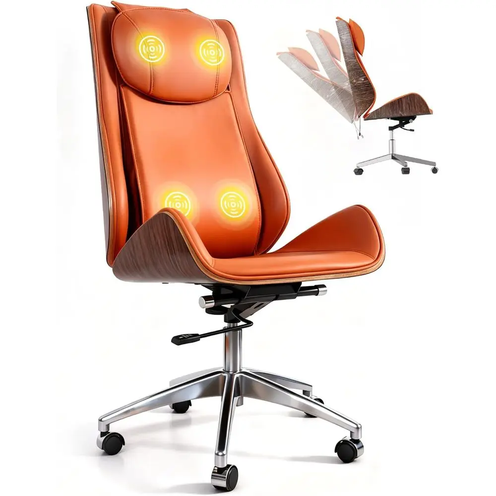 

Роскошное эргономичное офисное кресло с 6-точечным массажем, 135 ° Опора для спины, удобная для высоких и крупных людей, идеальна для компьютерных игр.