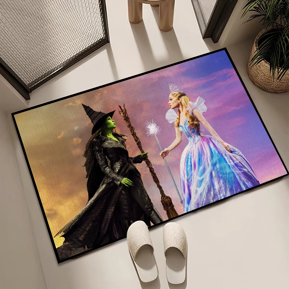 뮤지컬 판타지 영화 w-wicked for good 작은 카펫 러그 홈 데코 침실 매트 복도 발코니 입구 도어매트 장식