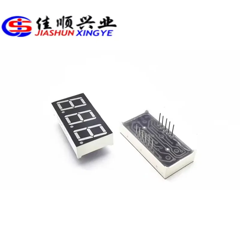 JIASHUN 5PCS  LED Digital Tube Display 0.56 Inch 3 Bit Red Blue White Green clock Digital Tube Cathode Anode