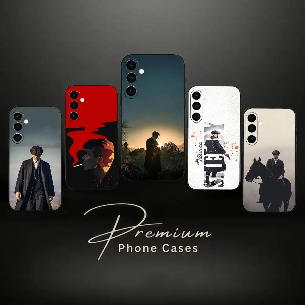 

P-PeakyS T-Thomas Shelby Blinders Phone Case Silicone Soft For Samsung Galaxy A73,A72,A71,A70,A53,A52,A51