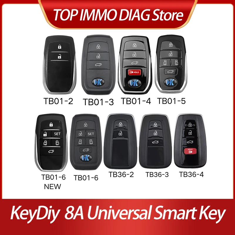 

10 шт. KeyDiy 8A Универсальный смарт-ключ без ключа TB01-2 TB01-3 TB01-4 TB01-5 TB01-6 НОВЫЙ TB01-6 TB36-2 TB36-3 TB36-4 KD900/MINI/X2/X4