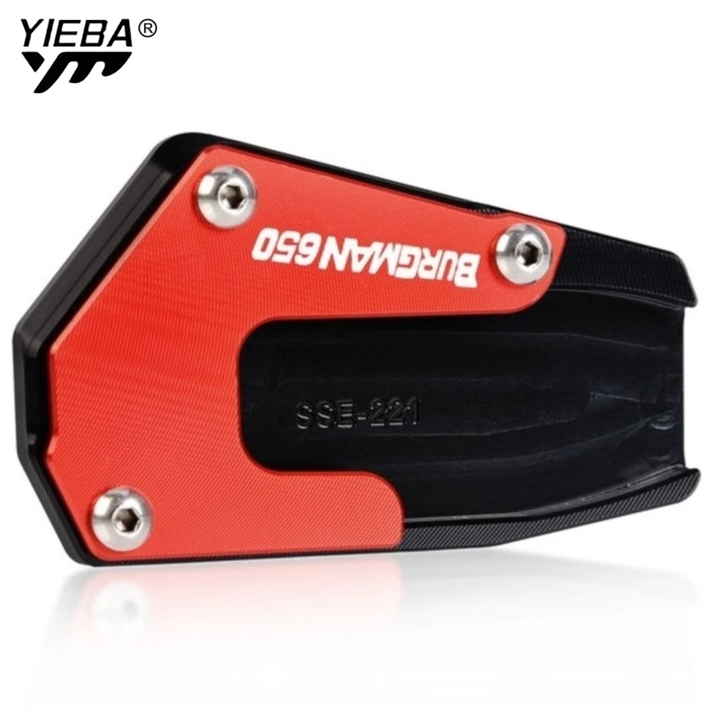 

For SUZUKI AN650 Burgman 650 executive 2013-2024 Motorcycle Kickstand Foot Side Stand Extension Pad Anti-skid Enlarged Base