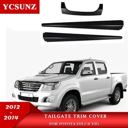 2005-2014 copertura del rivestimento della maniglia del portellone posteriore per Toyota Hilux Vigo 2005 2006 2007 2010 2012 2013 2014 parti esterne dell'auto Pick Up Truck