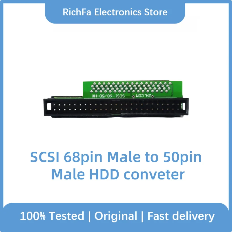 

SCSI 68pin Male to 50pin Male HDD conveter adapter Hard drive adapter High Quality