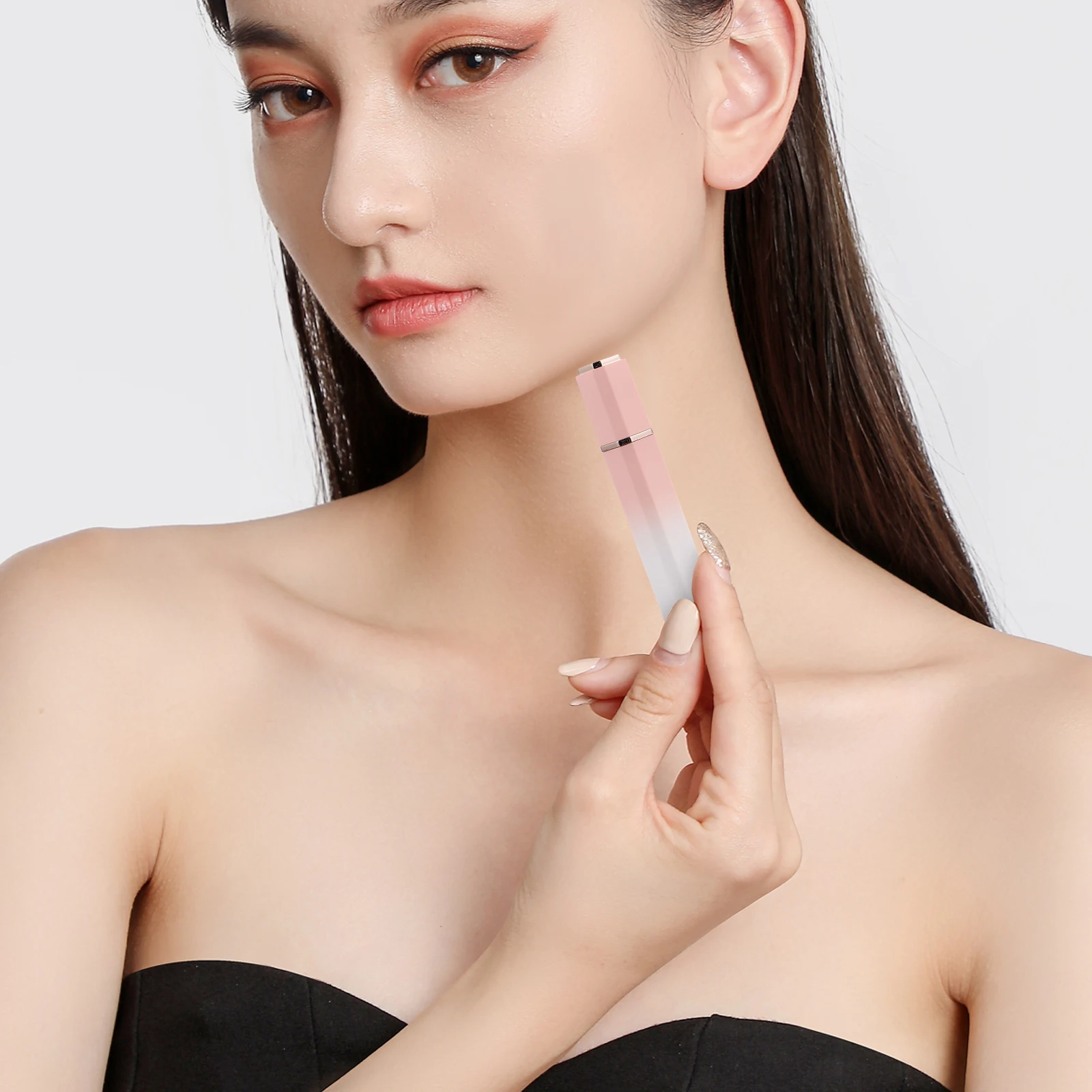 

Empty Gradient Lipgloss Tube Refillable Lip Gloss Container DIY Dispenser Bottle for Lip Oil Concealer Foundation