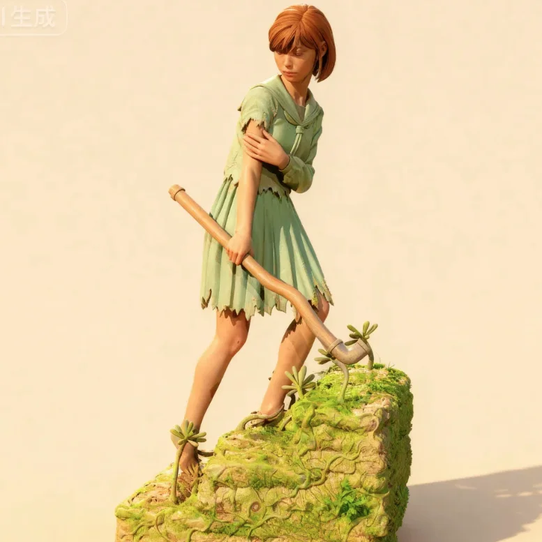 

The height of man 38mm 50mm 75mm Resin model kits Self assembling and coloring（3D Printing ）TD-7597/3D