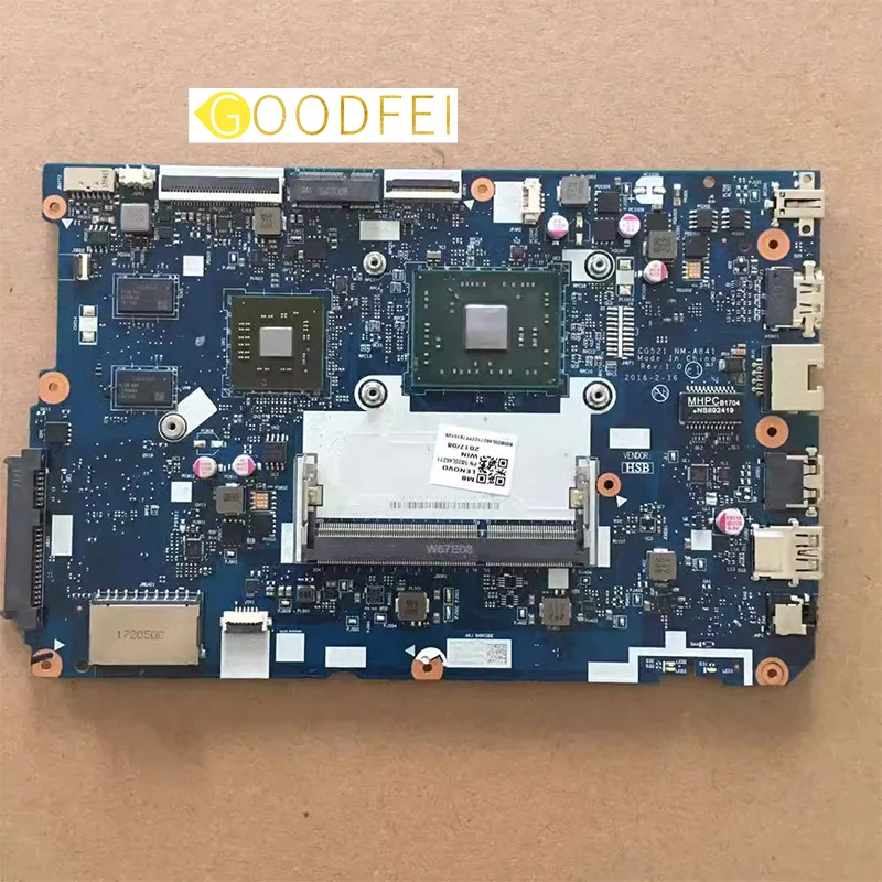 Imagem -02 - Placa-mãe do Portátil para Lenovo Ideapad Acessórios para Notebook 5b20l46264 Cg521 Nm-a841 Mbl80tj E17010 Uma Win Rtc 11015acl