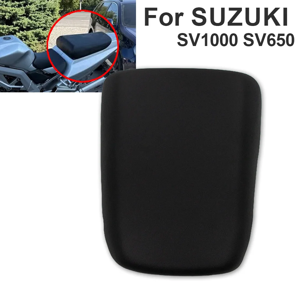 Motorcycle Black Rear Pillion Passenger Seat Fit For Suzuki SV1000 SV650 2003 2004 2005 2006 2007 2008 2009 2010 2011 2012
