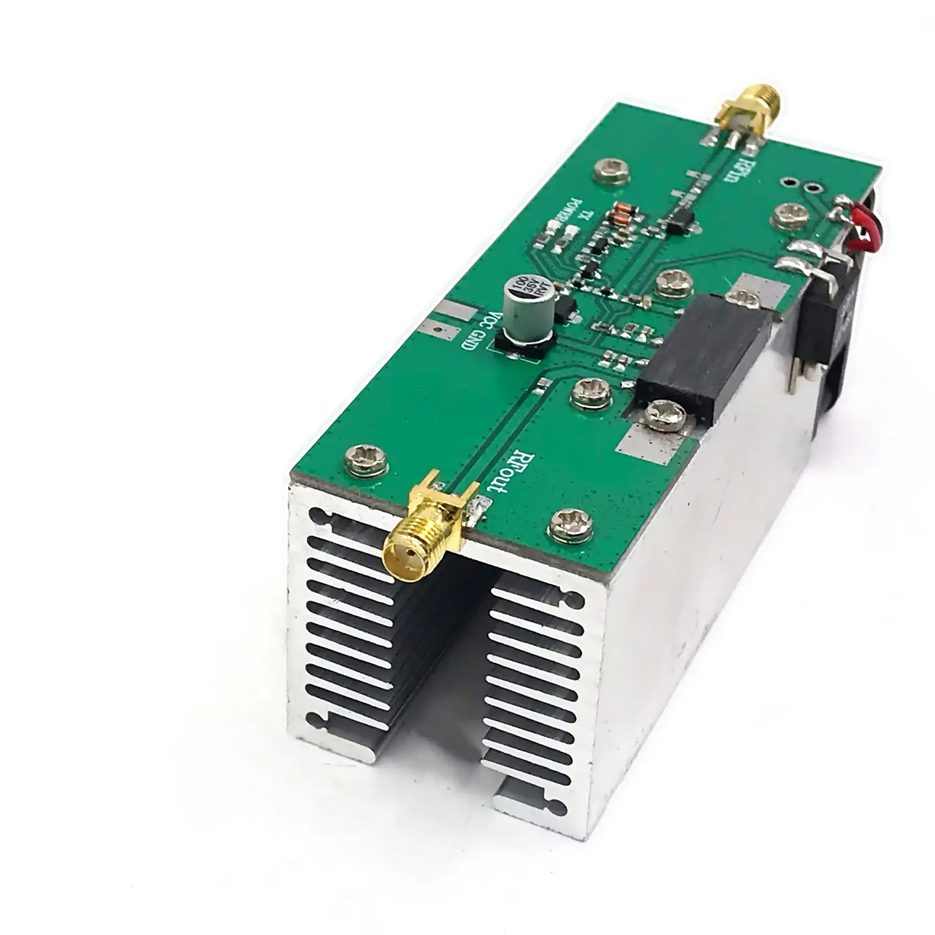 Hohe qualität 433MHZ 350-480MHZ 13W UHF RF Radio Power Verstärker AMP DMR mit kühlkörper