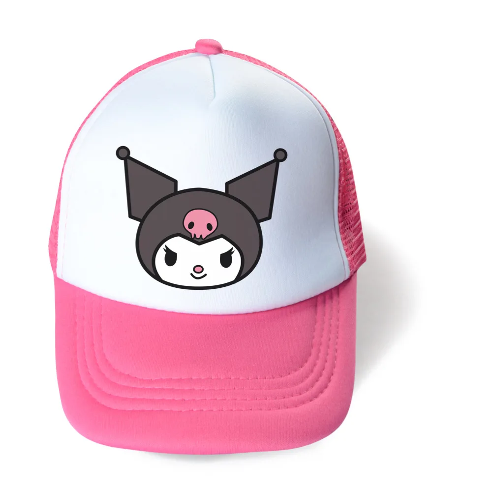 Mode Cartoon Kuromi Kinder Baseballpet Kids Mesh Pet Kinderpet Jongens Meisjes Snapback Streetwear Kindermuts 2980