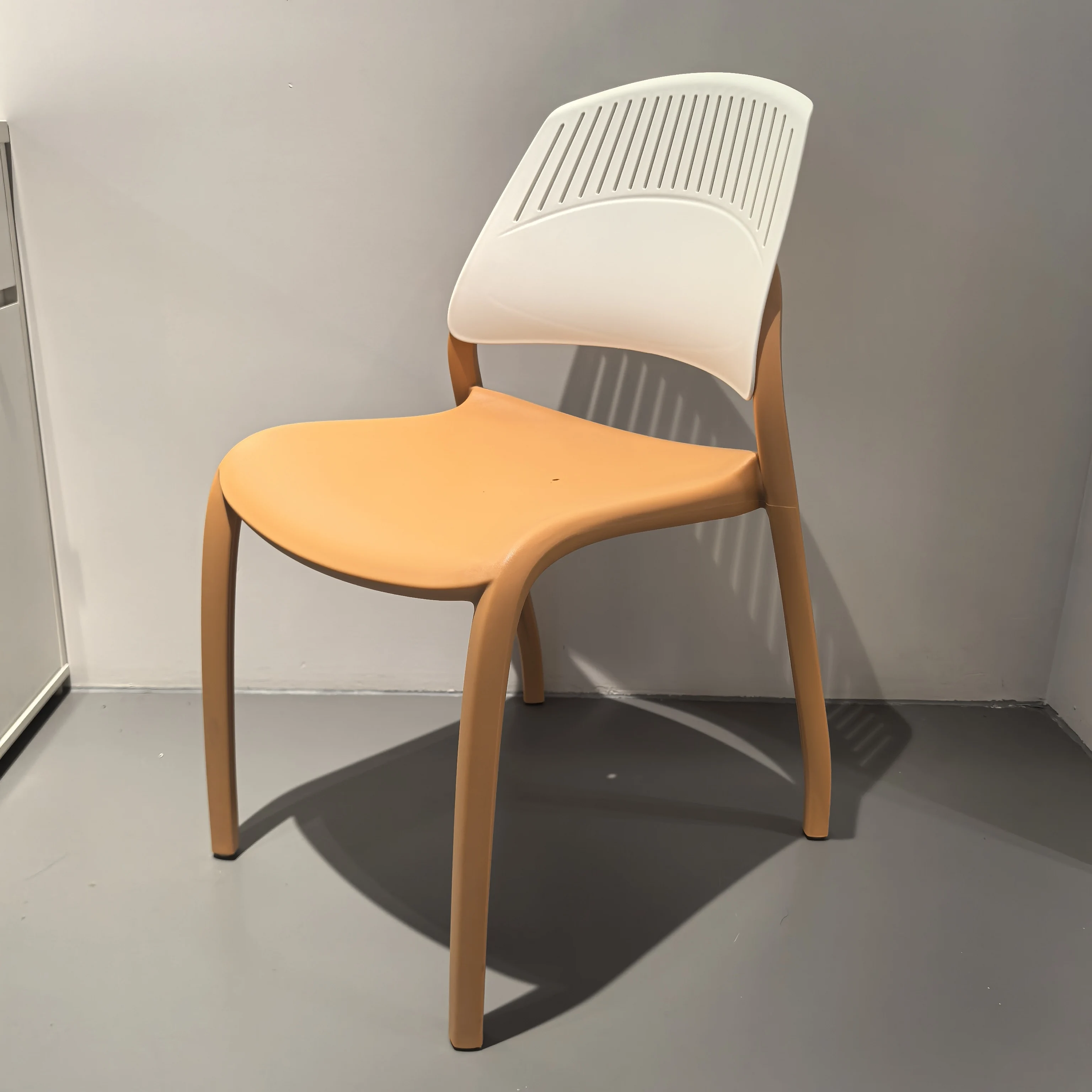 # WOrange Training School Study Plastic PP Dining Stack Chair