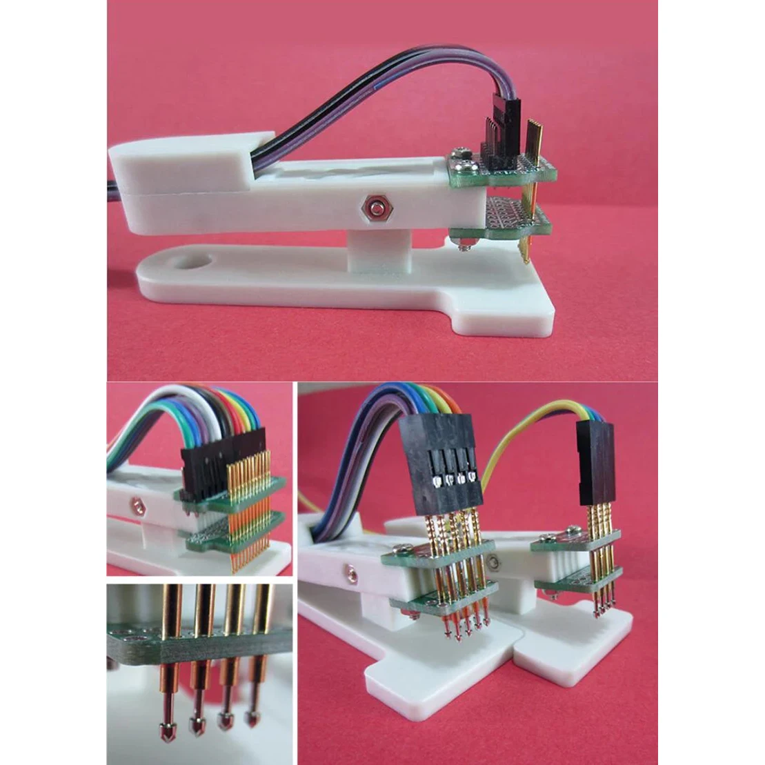 Imagem -06 - Pcb Burning Needle Clamp Clip Fixture Pin Debug Download Programming Cabo 254 Milímetros 20 Milímetros 127 Milímetros 3p 4p 5p 6p 7p Cabo 10p 12p