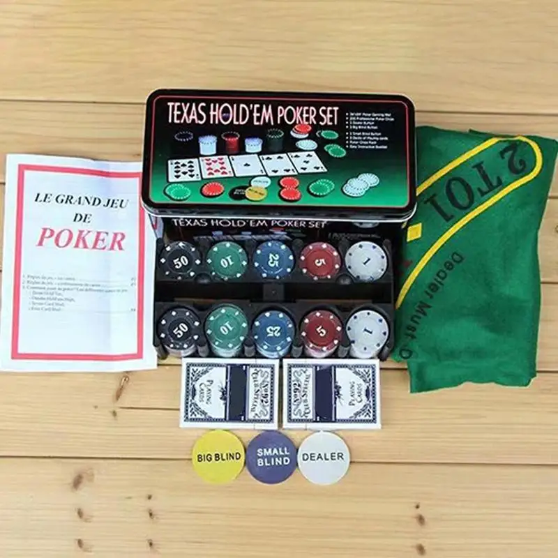 مجموعة شرائح البوكر تكساس هولدم إم مجموعة شرائح البوكر المضادة للانزلاق متعددة الوظائف لعبة احترافية لحفلات الليل والسفر